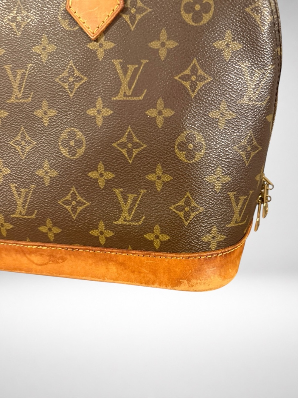 Louis Vuitton LV Authentic Alma PM Monogram Canvas Top Handle Satchel Bag France - Picture 11 of 17